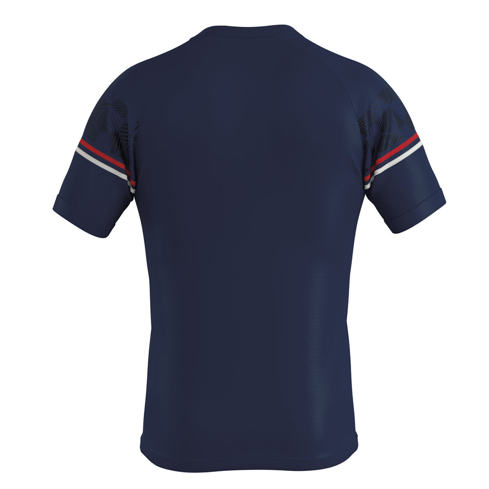 Errea Diamantis Short Sleeve Shirt (Navy/Red/White)