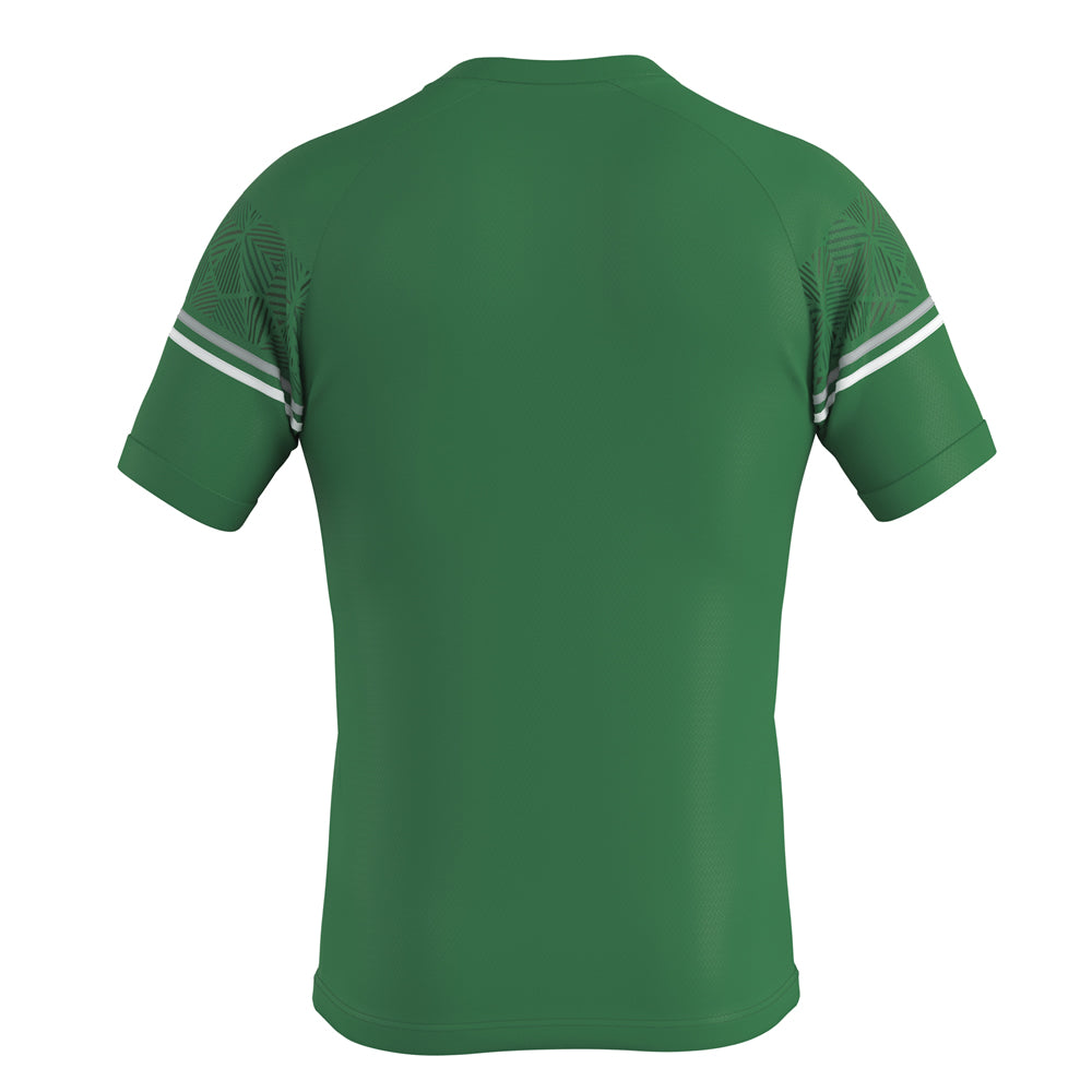 Errea Diamantis Short Sleeve Shirt (Green/Grey/White)