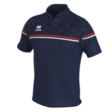 Load image into Gallery viewer, Errea Dominic Polo Shirt (Navy/Red/White)