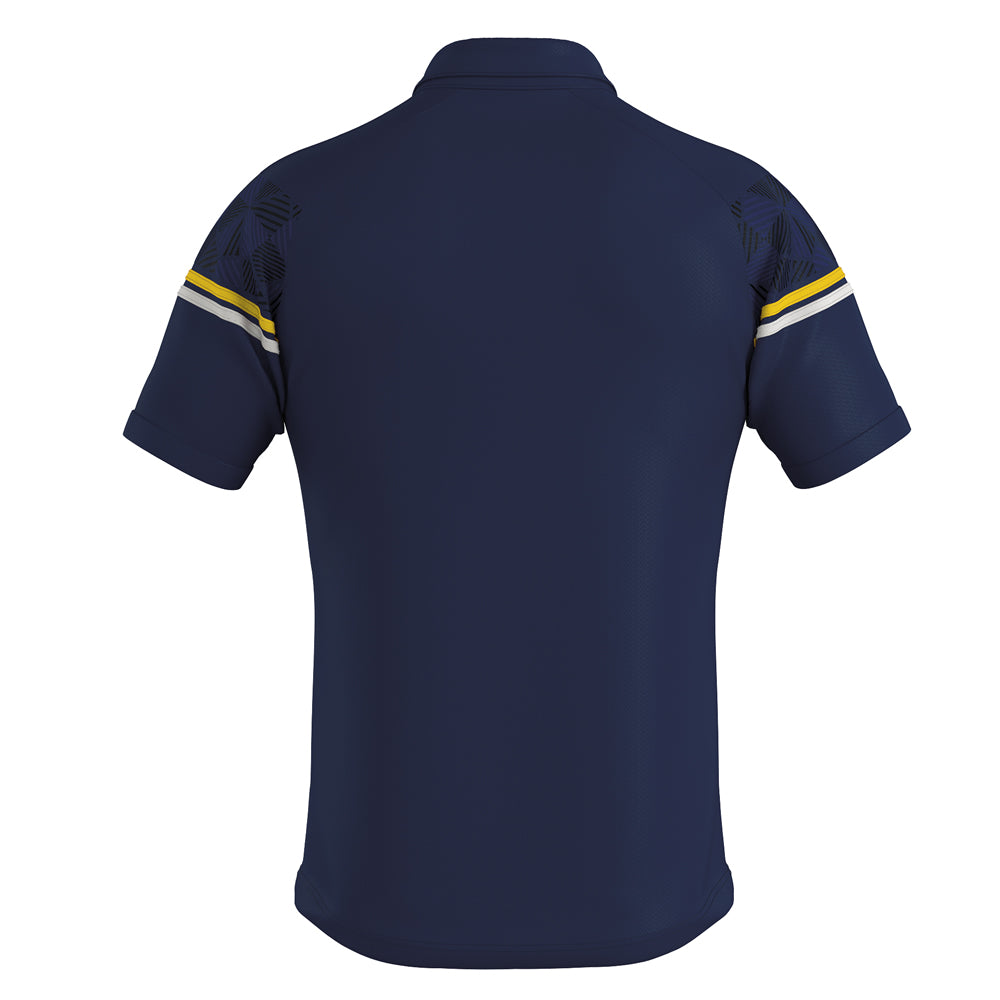 Errea Dominic Polo Shirt (Navy/Yellow/White)