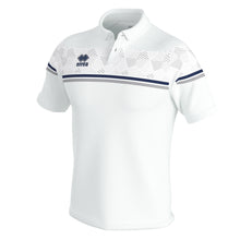 Load image into Gallery viewer, Errea Dominic Polo Shirt (White/Navy/Grey)