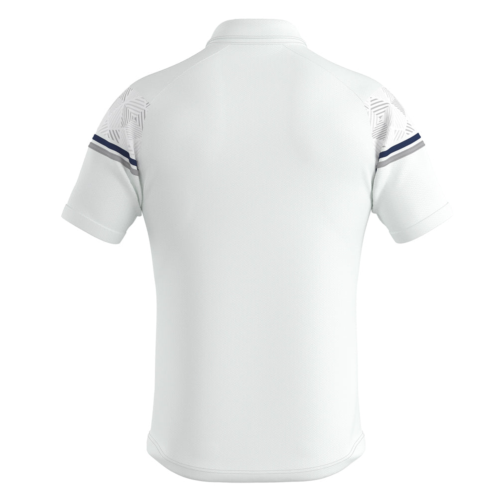 Errea Dominic Polo Shirt (White/Navy/Grey)