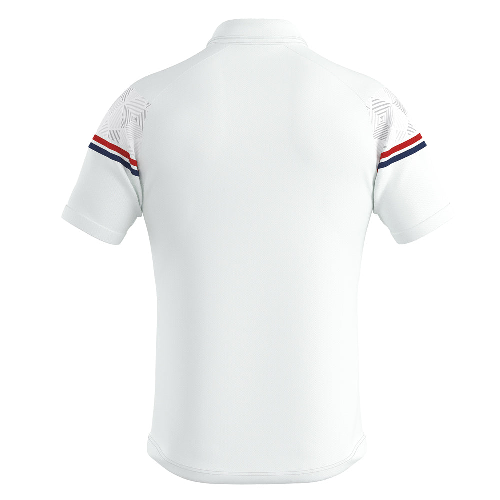 Errea Dominic Polo Shirt (White/Red/Navy)