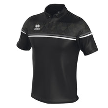 Load image into Gallery viewer, Errea Dominic Polo Shirt (Black/Anthracite/White)