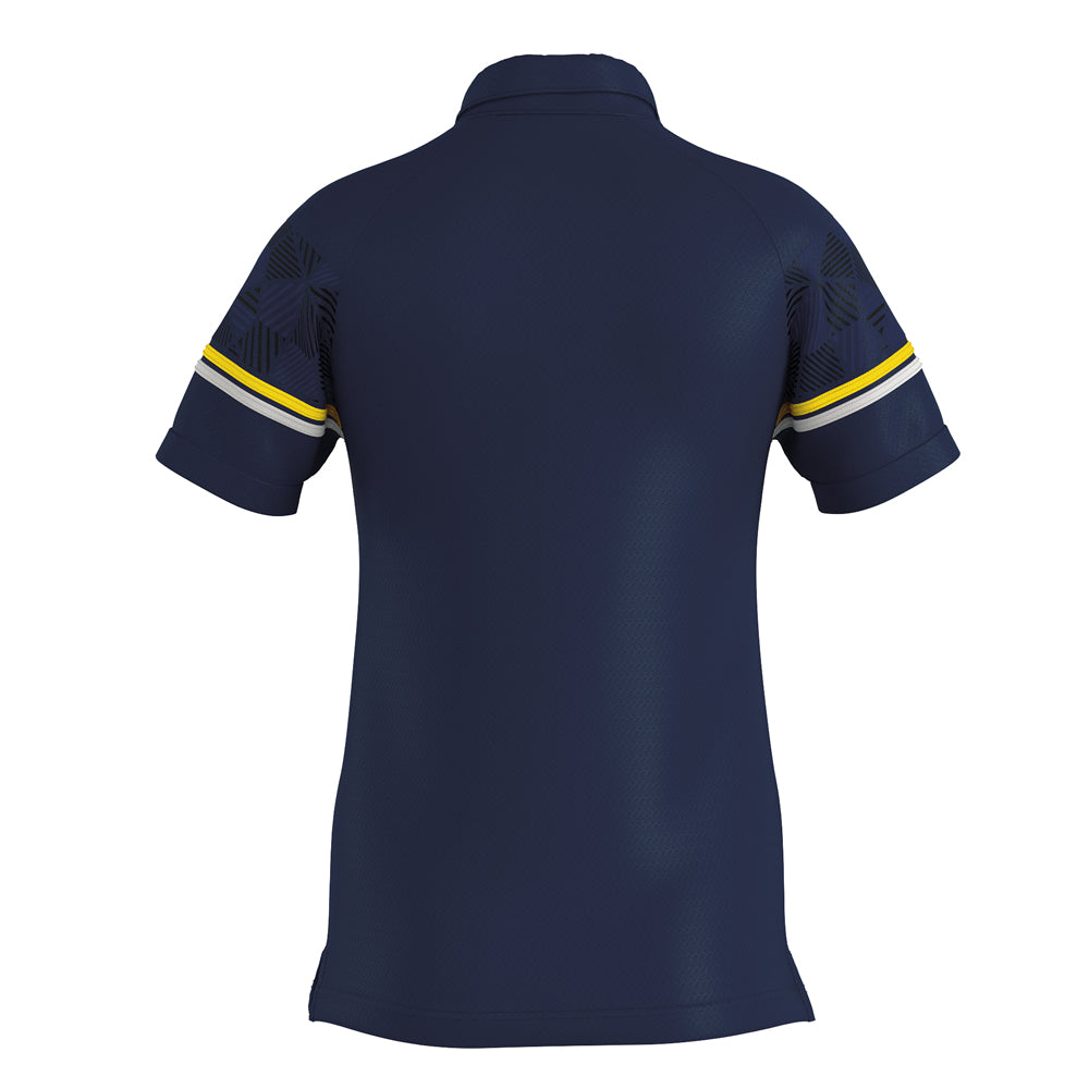 Errea Women's Darya Polo Shirt (Navy/Yellow/White)