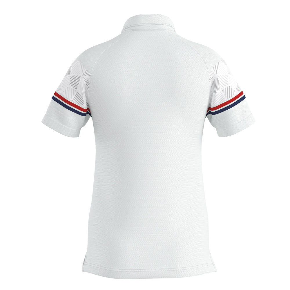 Errea Women's Darya Polo Shirt (White/Red/Navy)