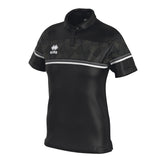 Errea Women's Darya Polo Shirt (Black/Anthracite/White)