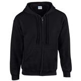 Heavy Blend™ Adult Full Zip Hooded Sweatshirt (Black)