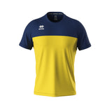 Errea Brandon Short Sleeve Shirt (Yellow/Navy)
