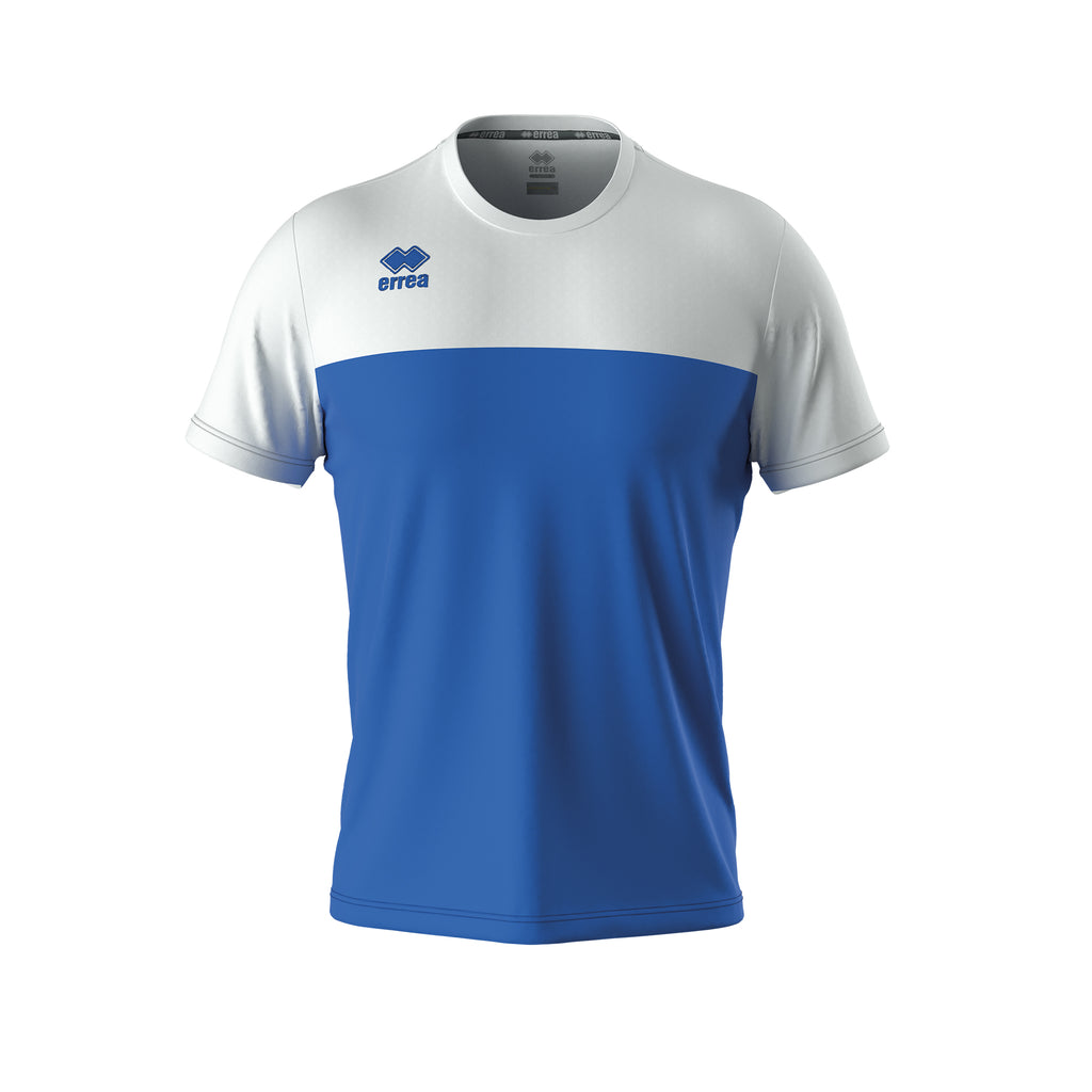 Errea Brandon Short Sleeve Shirt (Blue/White)