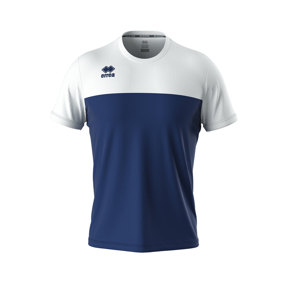Errea Brandon Short Sleeve Shirt (Navy/White)