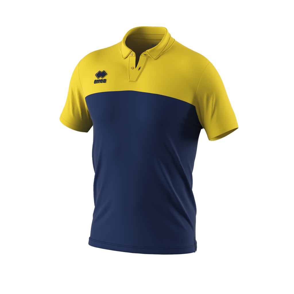 Errea Bob Polo Shirt (Navy/Yellow)