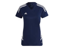 Load image into Gallery viewer, Adidas Condivo 22 Womens SS Jersey (Navy)