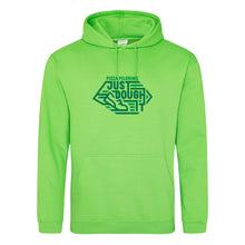 Load image into Gallery viewer, Pizza Pilgrims &#39;Just Dough It&#39; Hoodie (Alien Green)