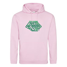 Load image into Gallery viewer, Pizza Pilgrims &#39;Just Dough It&#39; Hoodie (Baby Pink)