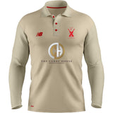 Cound CC New Balance LS Cricket Shirt (Angora)