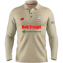 Load image into Gallery viewer, Long Whatton CC New Balance LS Cricket Shirt (Angora)