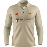 Burton Leonard CC New Balance LS Cricket Shirt (Angora)
