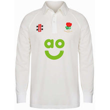 Load image into Gallery viewer, Edgworth CC Junior LS Match Shirt (Ivory)
