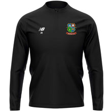 Load image into Gallery viewer, Hessle CC Womens Teamwear Training 1/4 Zip Knitted Midlayer (Black)