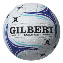 Load image into Gallery viewer, Gilbert Eclipse Netball Matchball (White/Blue)