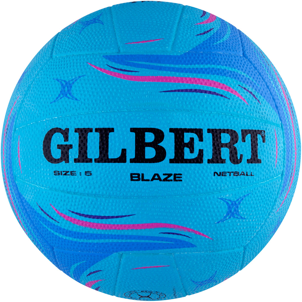 Gilbert Blaze Netball Matchball (Blue)