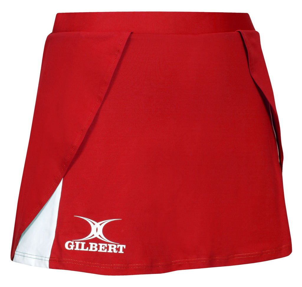 Gilbert Helix II Netball Skirt (Red)