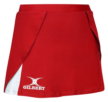 Load image into Gallery viewer, Gilbert Helix II Netball Skirt (Red)