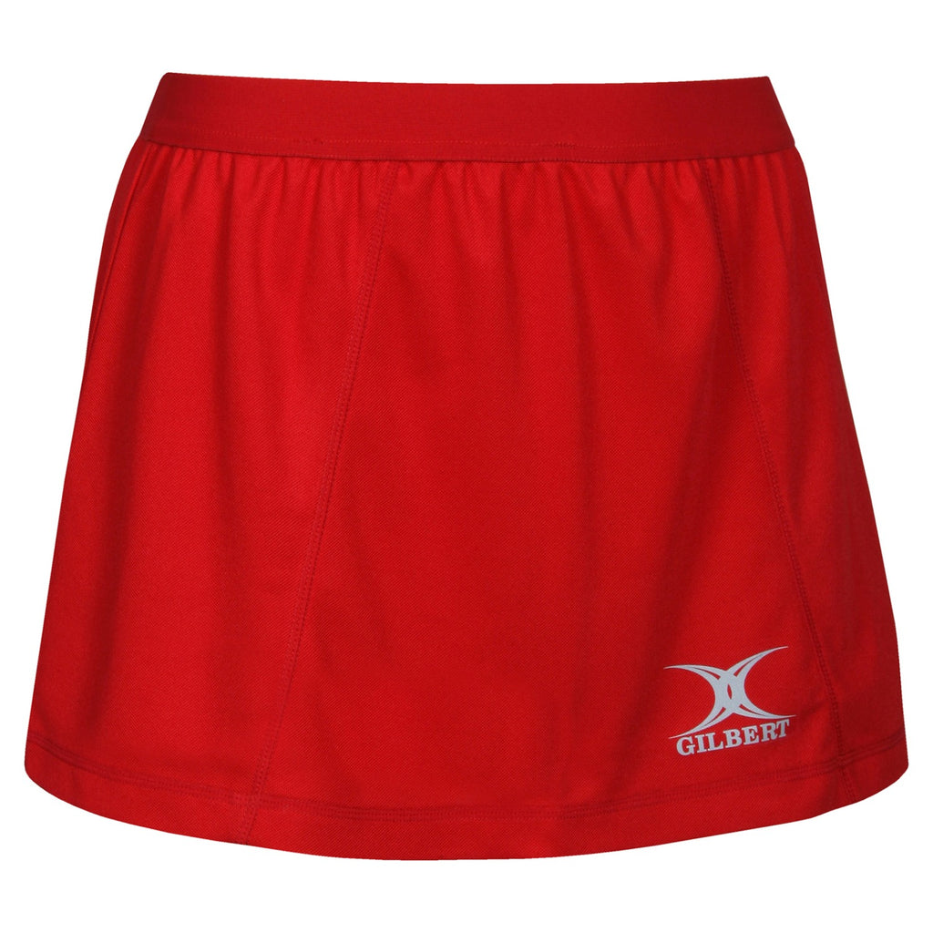 Gilbert Blaze Netball Skirt (Red)