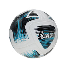 Load image into Gallery viewer, Precision Rotario FIFA Quality Match Football (White/Black/Cyan)