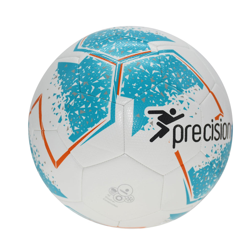 Precision Fusion IMS Training Football (White/Cyan/Orange/Grey)