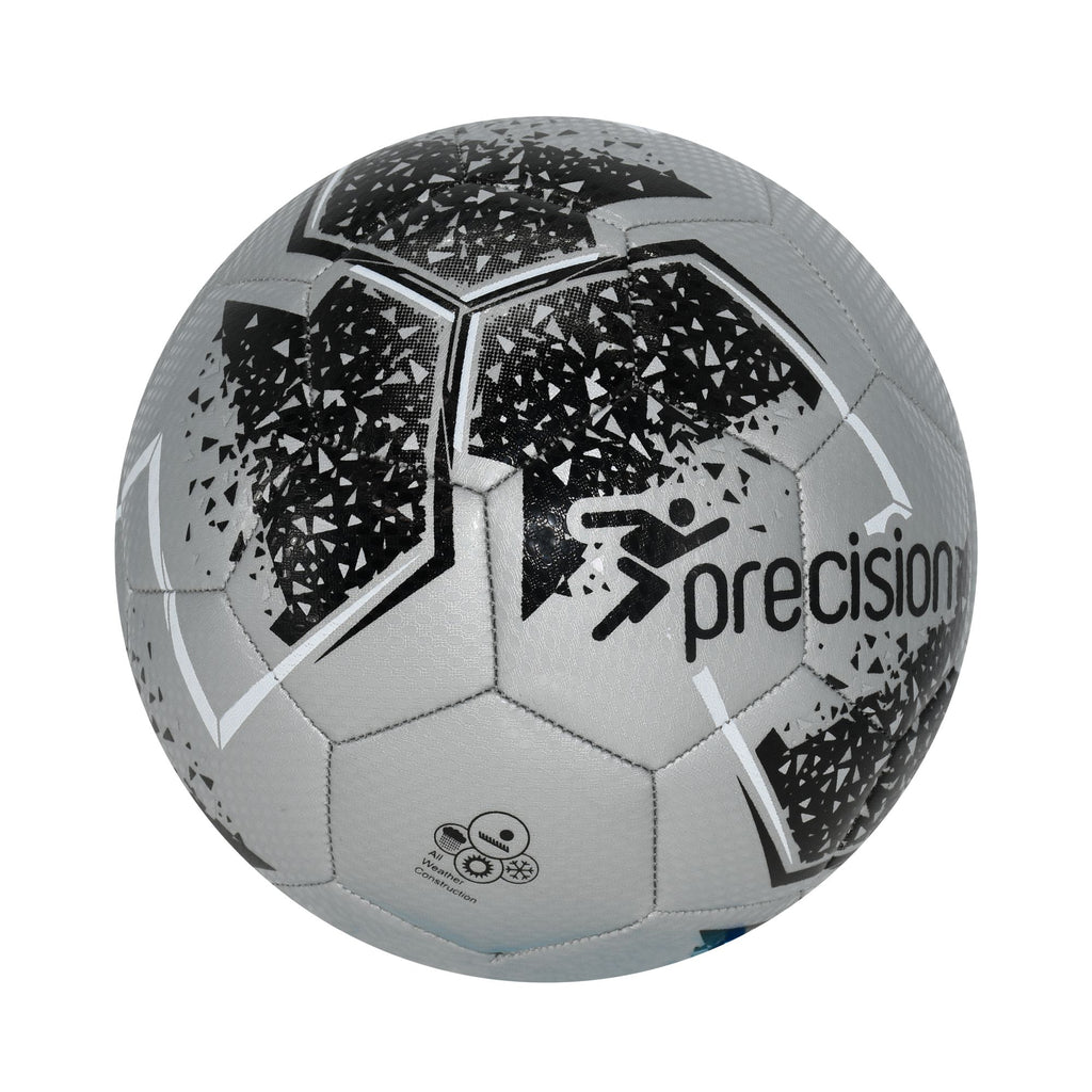 Precision Fusion Mini Size 1 Training Ball (Silver/Black/White)