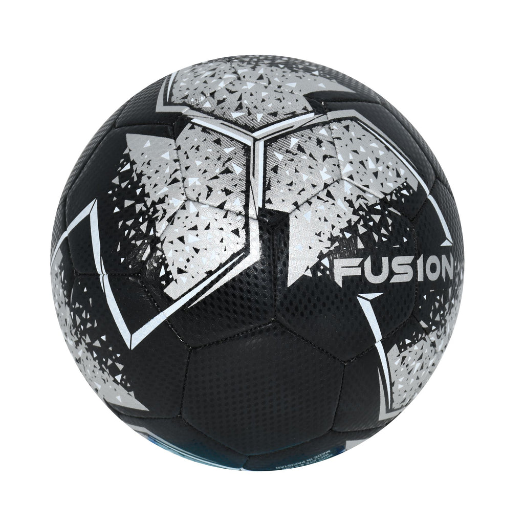 Precision Fusion Midi Size 2 Training Ball (Black/Silver/White)