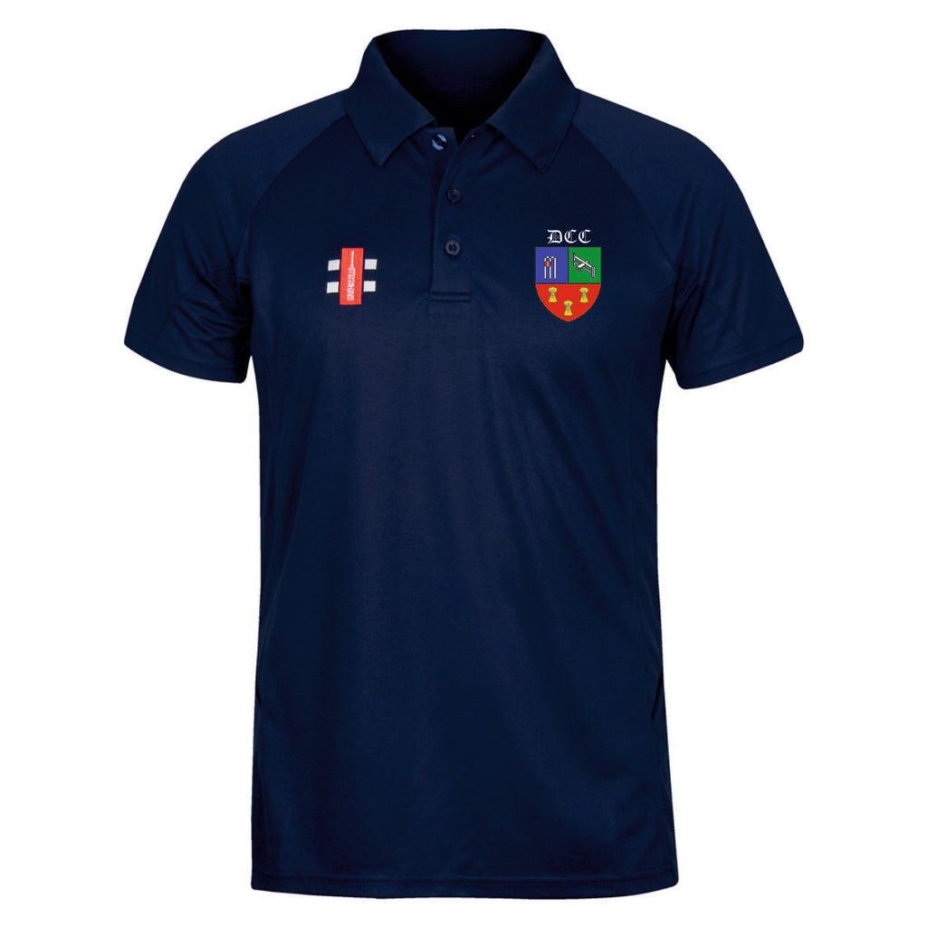 Davenham CC Gray Nicolls Matrix V2 Polo Shirt (Navy)