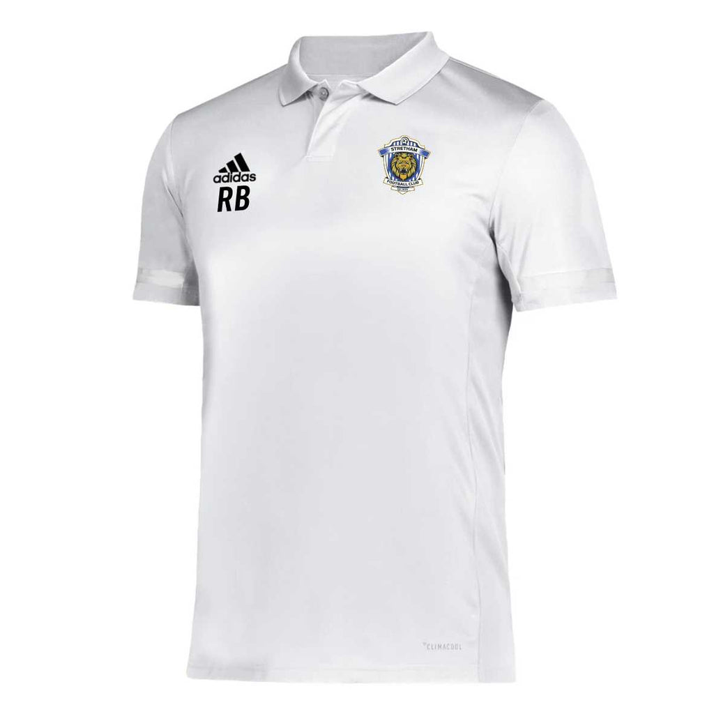 Stretham FC Adidas T19 Polo (White)