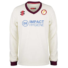 Load image into Gallery viewer, Tonge CC Gray Nicolls Pro Performance Sweater (Ivory/Maroon)
