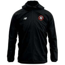 Load image into Gallery viewer, Leybourne City  FC New Balance Teamwear Training Rain Jacket (Black)