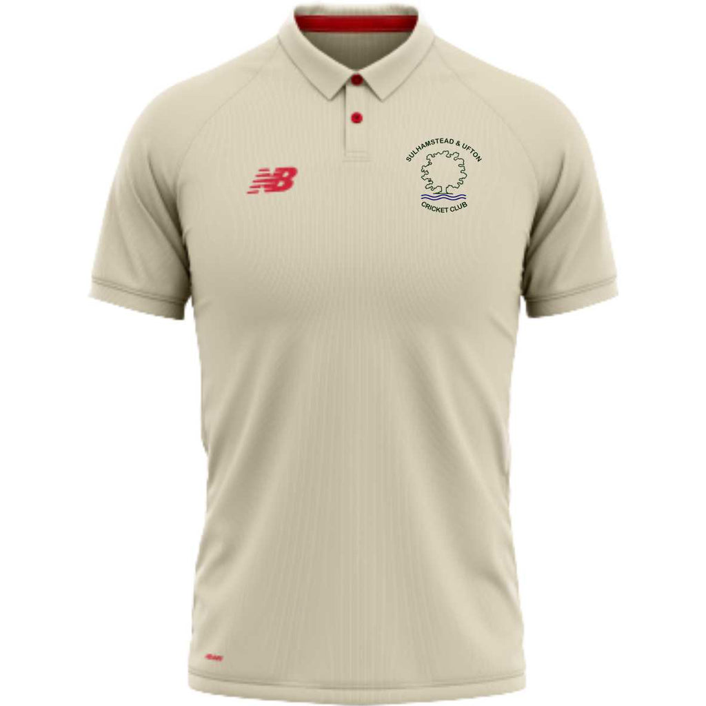 S&U CC New Balance SS Cricket Shirt (Angora)