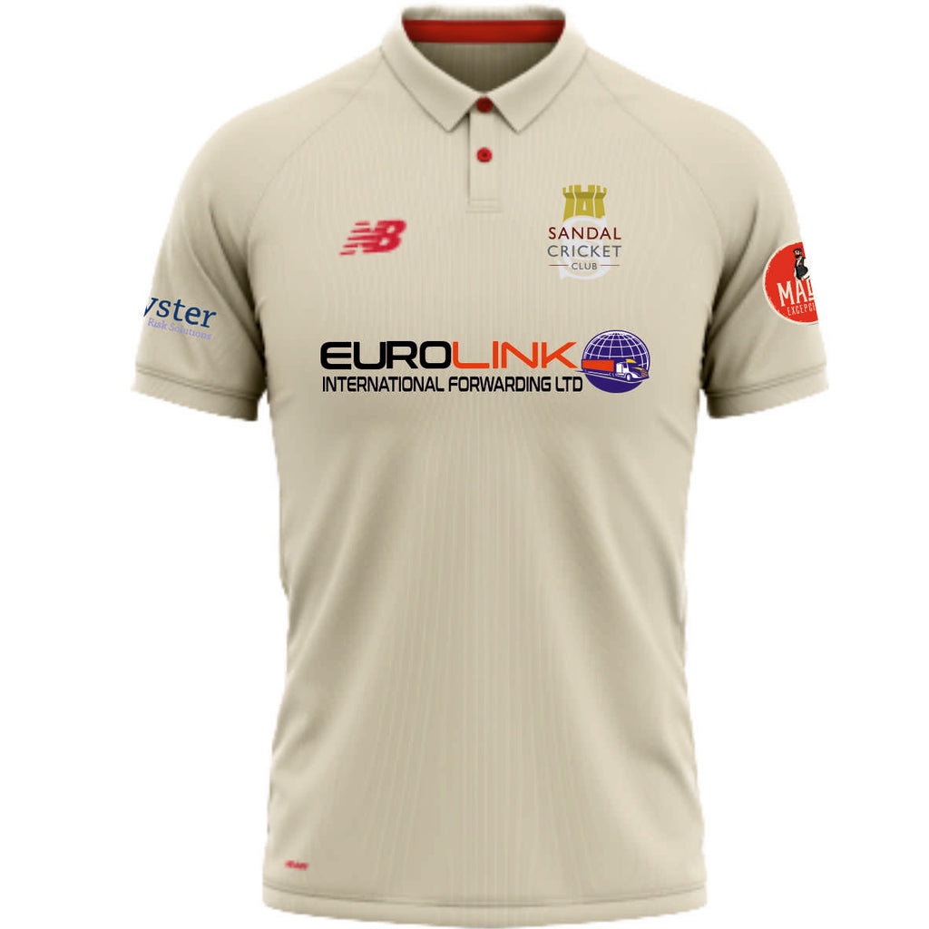Sandal CC SS Cricket Shirt (Angora)