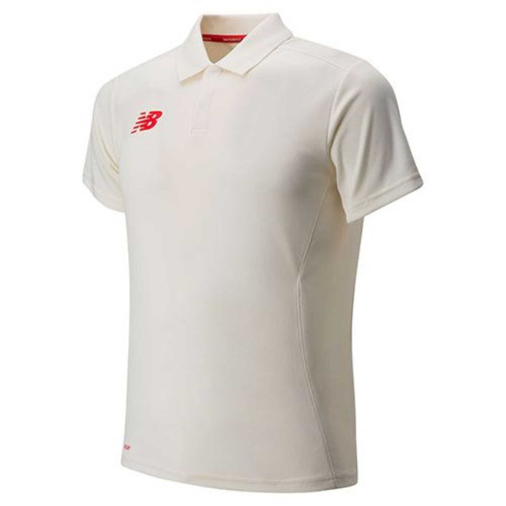 New Balance SS Cricket Shirt (Angora)