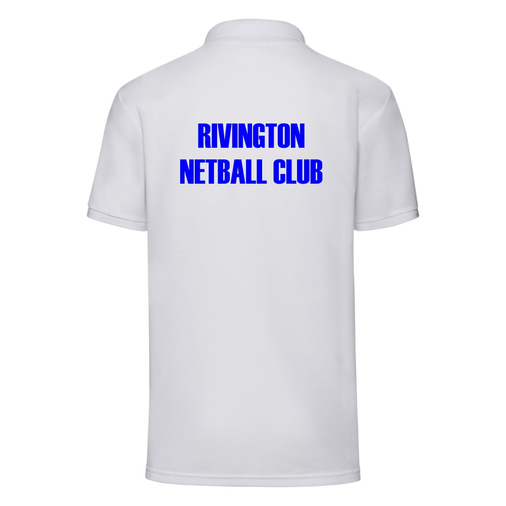 Rivington Netball Club Polo (White)