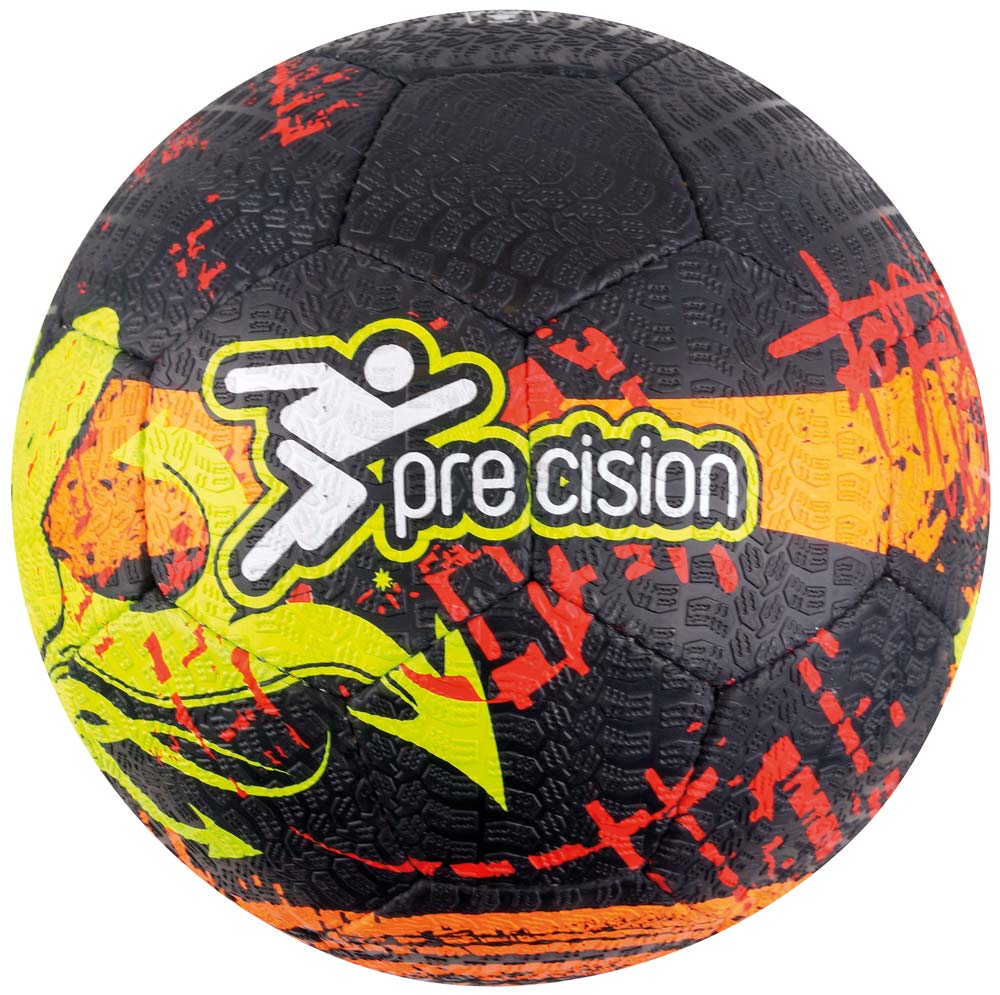 Precision Street Mania Football (Black/Fluo Yellow)