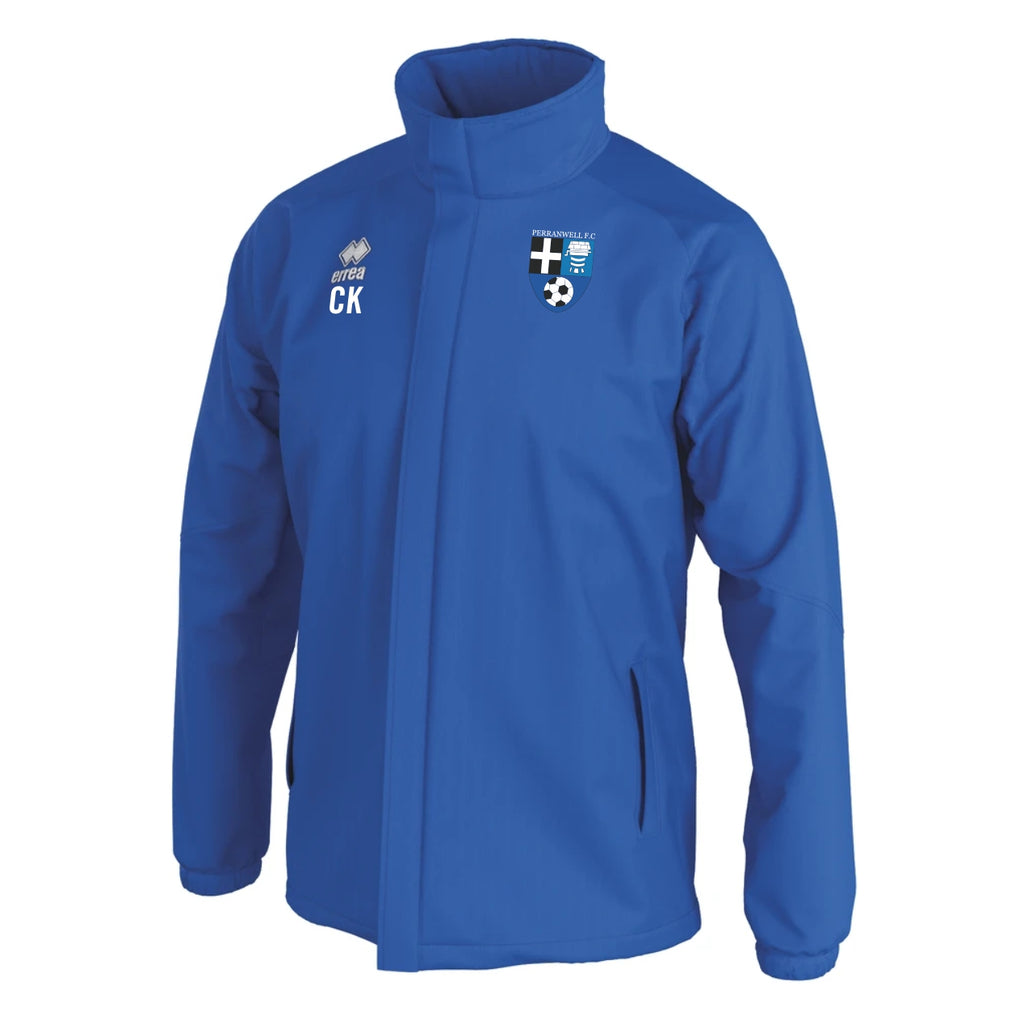 Perranwell FC Errea Syun Rain Jacket (Blue)