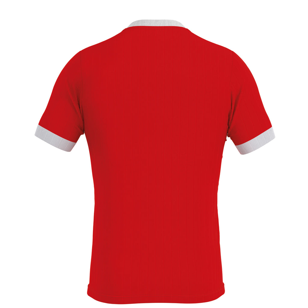 Errea Ti-MOTHY Short Sleeve Shirt (Red/White)