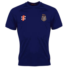 Load image into Gallery viewer, Wembley CC Gray Nicolls Matrix  V2 Tee Shirt (Navy)