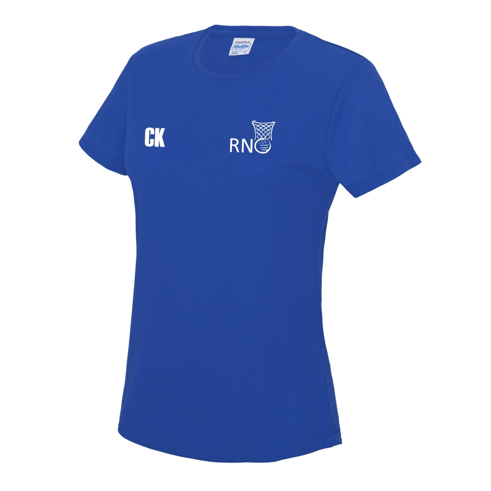 Rivington Netball Club Training T-Shirt (Royal)