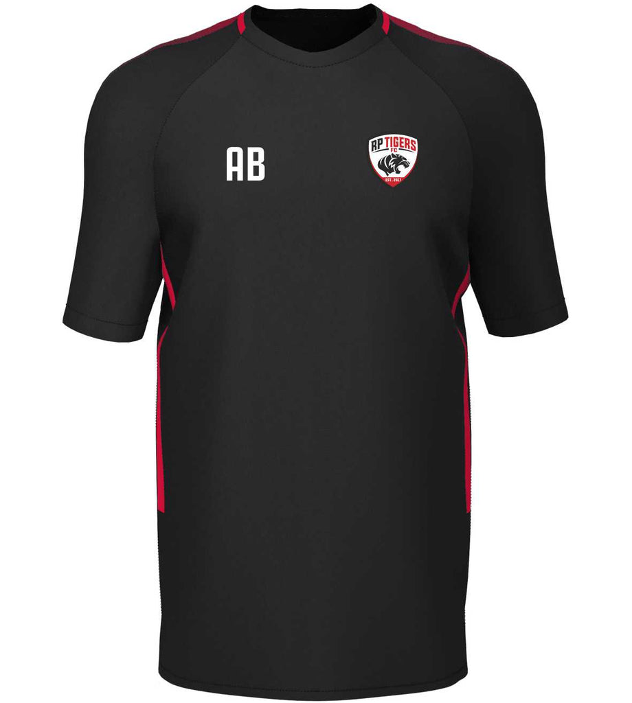 RP Tigers FC Edge Training Shirt (Black/Red)