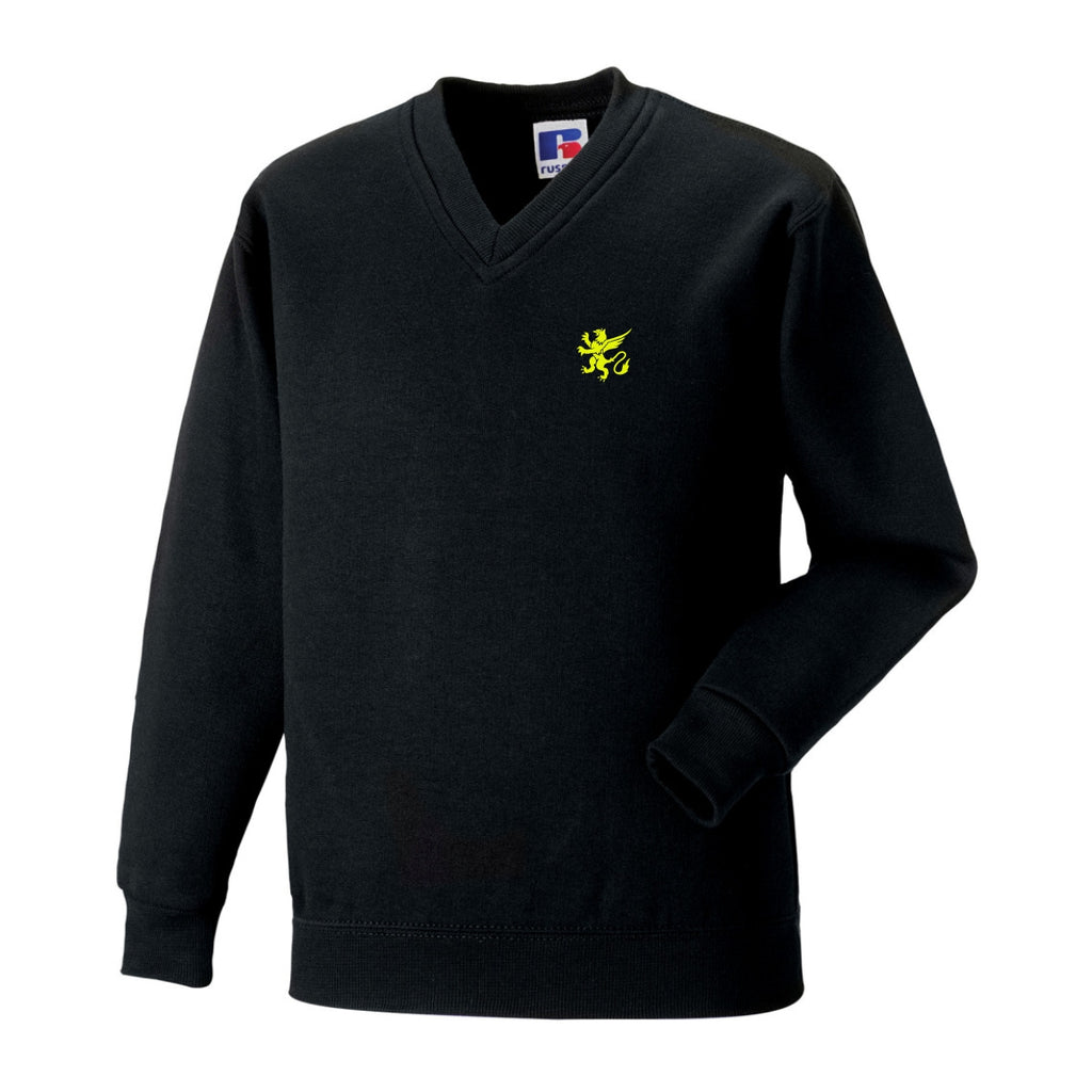 Turton School Year 11 V-Neck Sweater (Black)