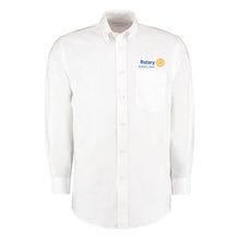 Load image into Gallery viewer, Rotary Club Long Sleeve Oxford Shirt (White)