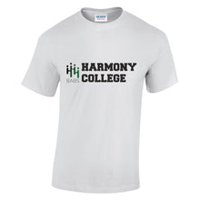 Load image into Gallery viewer, HARMONY COLLEGE Large Logo T-Shirt (White)
